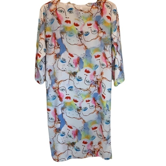 Garnish Katara Lost in a Dream Dress Rainbow Watercolor Women’s Size Small NWT! - Picture 10 of 10